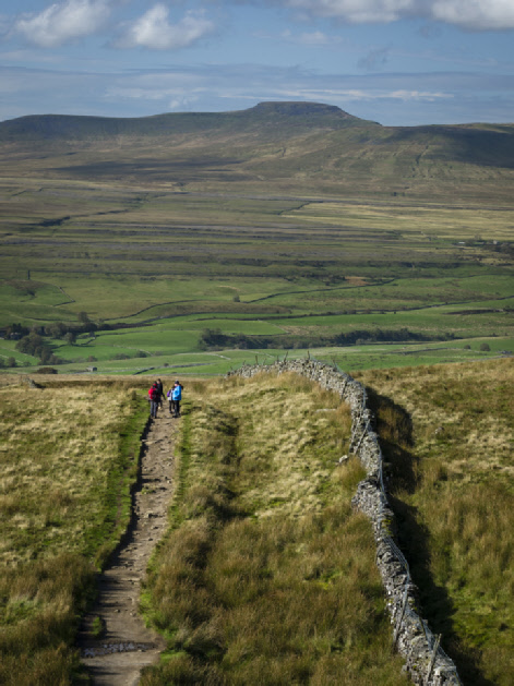 Path to Horton in Ribbledale from Penyghent
