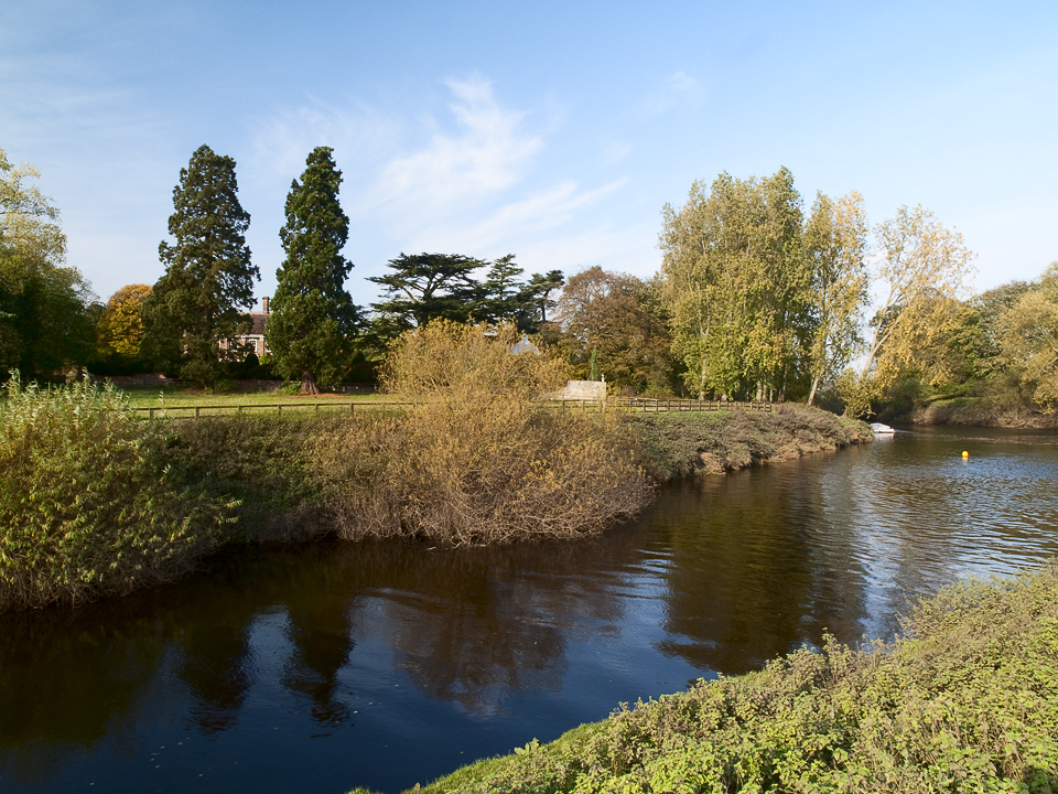 The Nidd merges with the ouse at Nun Monkton