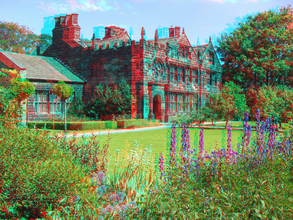 East Riddlesden Hall (Stereo Anaglyph)