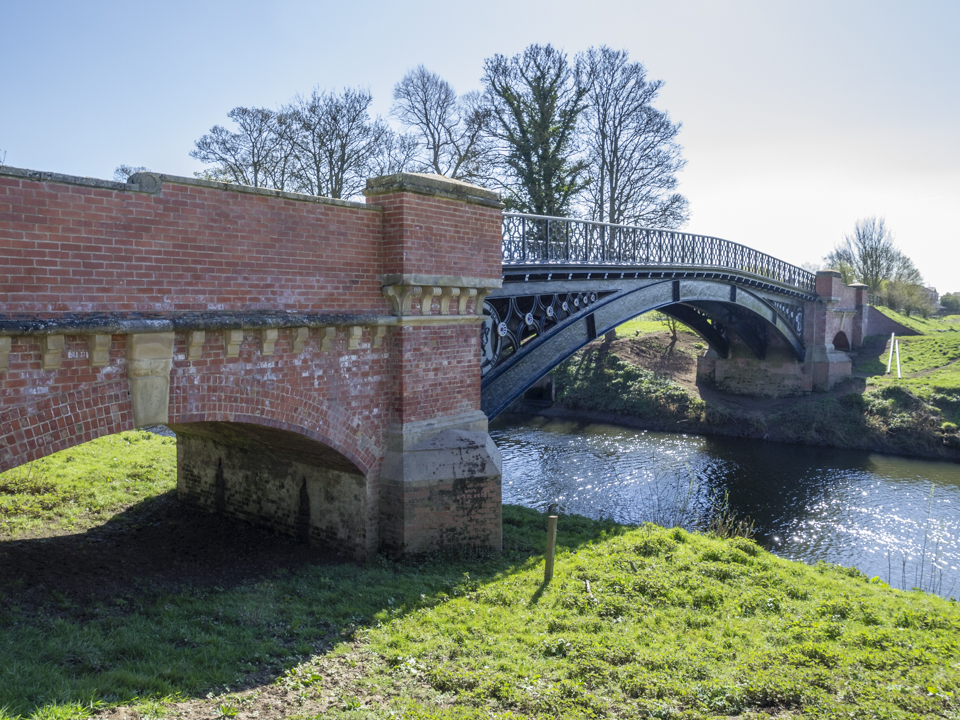 The iron bridge, Myton on Swale