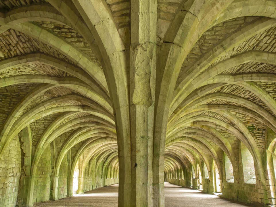 The Cellarium, Fountains Abbey