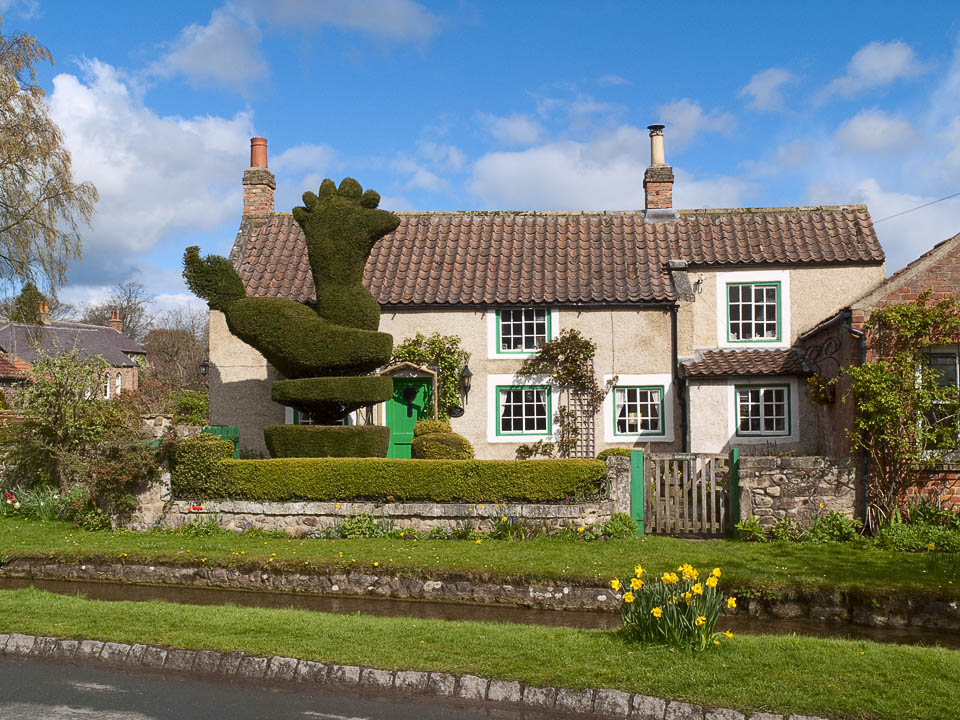 Topiary, Bishop Monkton village