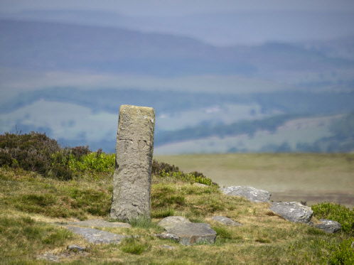 Lanshaw Lad boundary stone