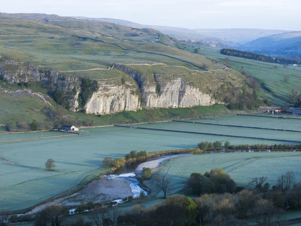 Kilnsey Crag and River Wharfe