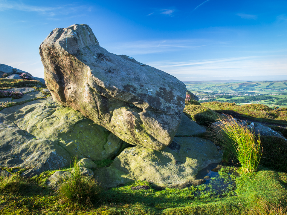 Summit of Embsay Crag