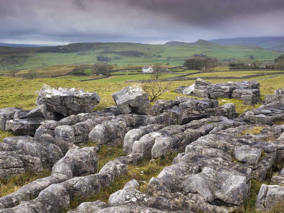 Limestone pavement at Winskill Stones