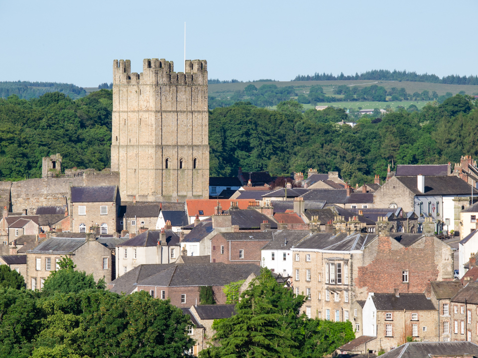 Richmond Castle and environs