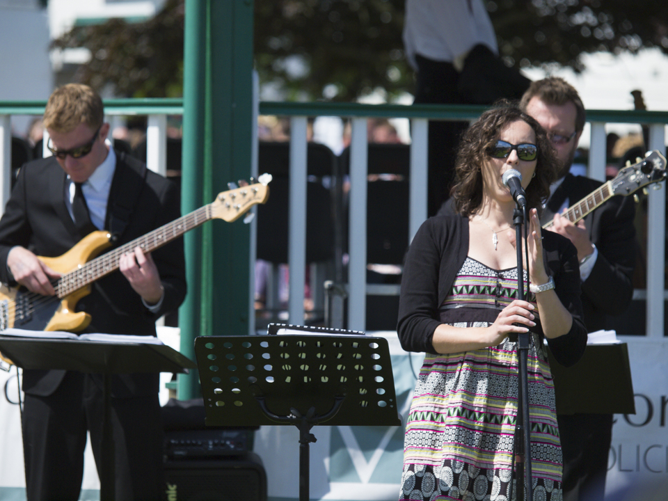 Sarah Brickel Jazz Band, Great Yorkshire Show, 2015